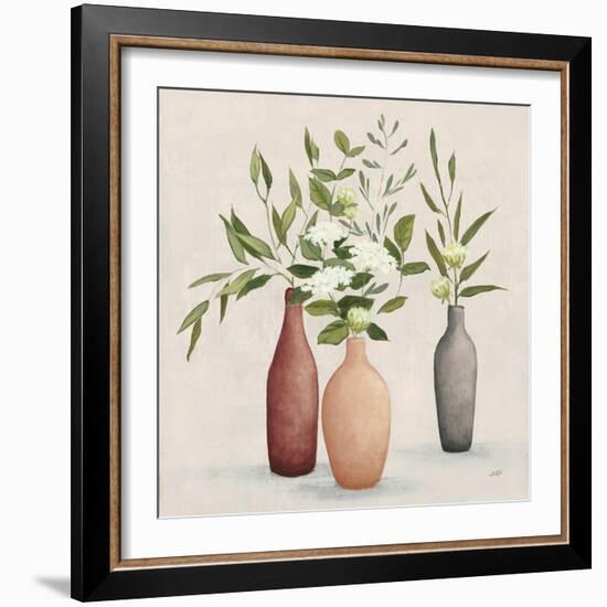 Natural Bouquet I Gray-Julia Purinton-Framed Art Print