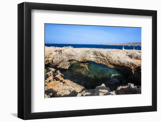 Natural Bridge, Aruba, ABC Islands, Netherland Antilles, Caribbean, Central America-Michael Runkel-Framed Photographic Print