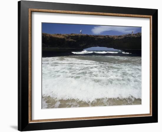 Natural Bridge, Aruba, Antilles, Central America-Ken Gillham-Framed Photographic Print