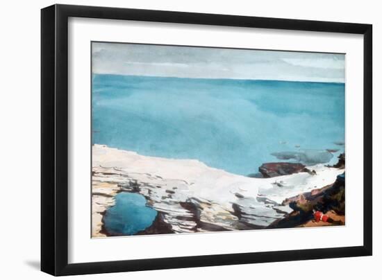 Natural Bridge, Bermuda, c.1901-Winslow Homer-Framed Giclee Print