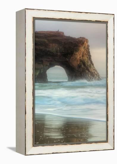 Natural Bridge Portrait, Santa Cruz-Vincent James-Framed Premier Image Canvas