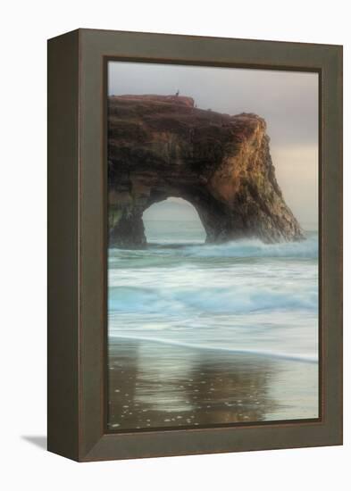 Natural Bridge Portrait, Santa Cruz-Vincent James-Framed Premier Image Canvas
