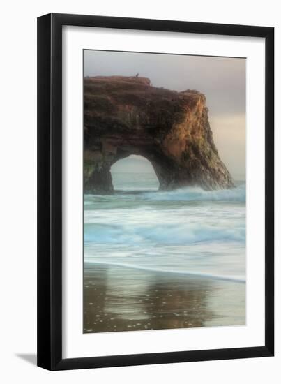 Natural Bridge Portrait, Santa Cruz-Vincent James-Framed Premium Photographic Print