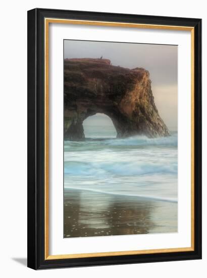 Natural Bridge Portrait, Santa Cruz-Vincent James-Framed Premium Photographic Print