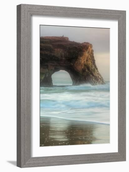 Natural Bridge Portrait, Santa Cruz-Vincent James-Framed Photographic Print