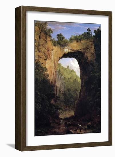 Natural Bridge, Virginia-Frederic Edwin Church-Framed Premium Giclee Print