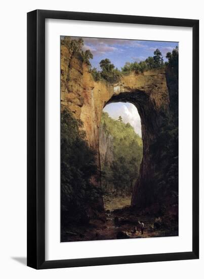 Natural Bridge, Virginia-Frederic Edwin Church-Framed Art Print