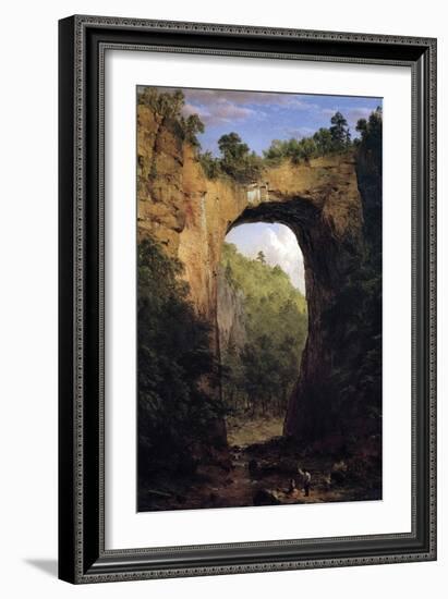 Natural Bridge, Virginia-Frederic Edwin Church-Framed Art Print