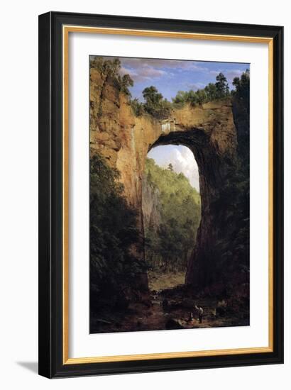 Natural Bridge, Virginia-Frederic Edwin Church-Framed Art Print