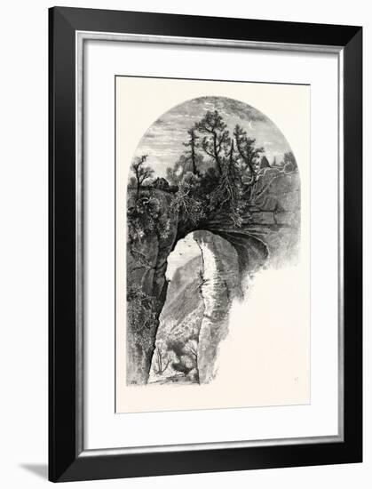 Natural Bridge, Virginia-John Douglas Woodward-Framed Giclee Print