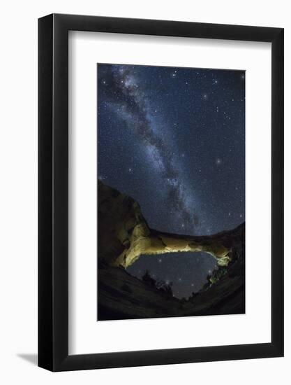 Natural Bridges National Monument at Night-Jon Hicks-Framed Photographic Print