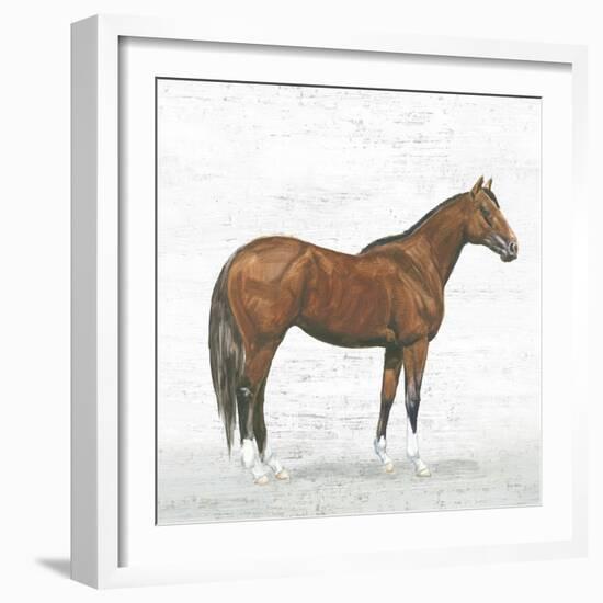 Natural Charm I Sq on Wood-Emily Adams-Framed Premium Giclee Print