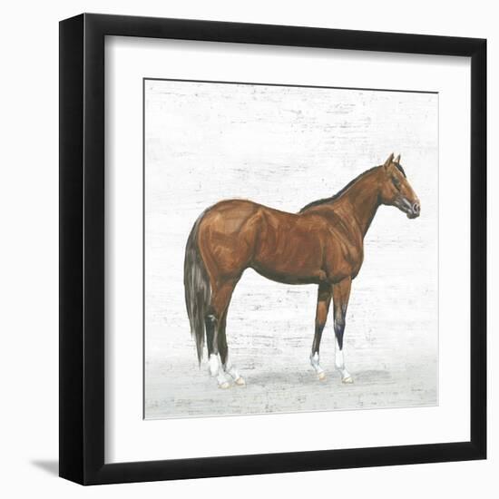 Natural Charm I Sq on Wood-Emily Adams-Framed Art Print