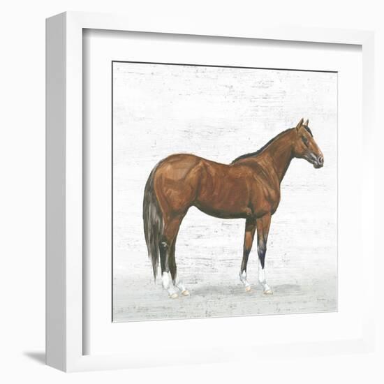 Natural Charm I Sq on Wood-Emily Adams-Framed Art Print