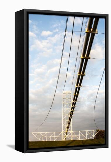 Natural Gas Pipeline, Melville, Atchafalaya Basin, Louisiana, USA-Alison Jones-Framed Premier Image Canvas