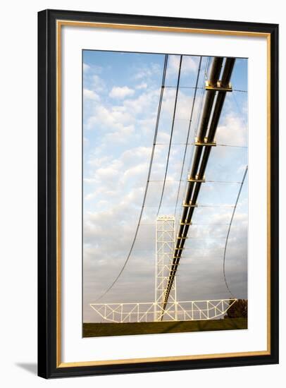 Natural Gas Pipeline, Melville, Atchafalaya Basin, Louisiana, USA-Alison Jones-Framed Photographic Print