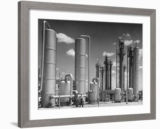 Natural Gas Plant-null-Framed Photographic Print