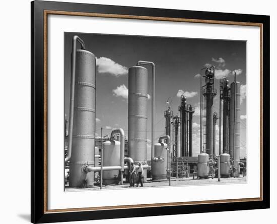 Natural Gas Plant-null-Framed Photographic Print