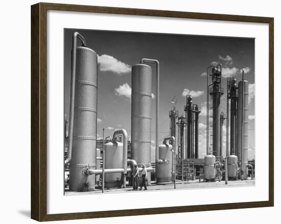 Natural Gas Plant-null-Framed Photographic Print