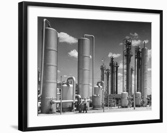 Natural Gas Plant-null-Framed Photographic Print