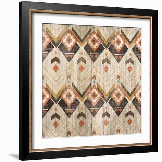 Natural History Lodge Southwest Pattern VI-Wild Apple Portfolio-Framed Premium Giclee Print