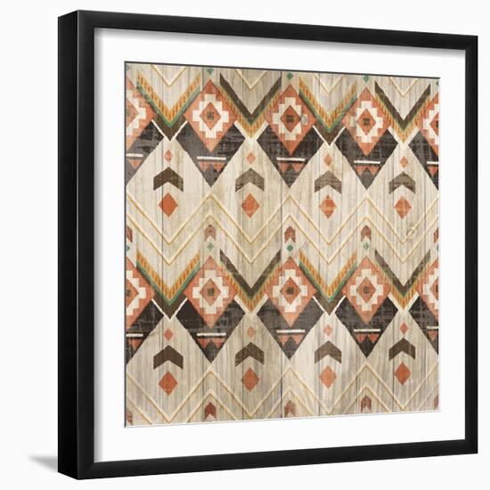 Natural History Lodge Southwest Pattern VI-Wild Apple Portfolio-Framed Premium Giclee Print