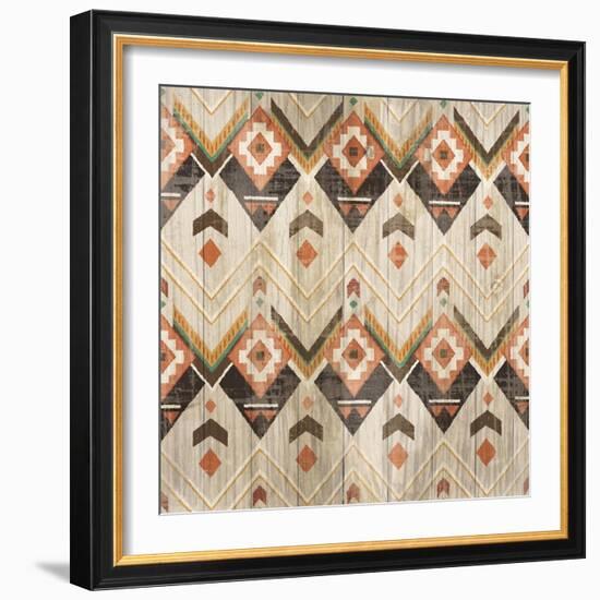 Natural History Lodge Southwest Pattern VI-Wild Apple Portfolio-Framed Premium Giclee Print