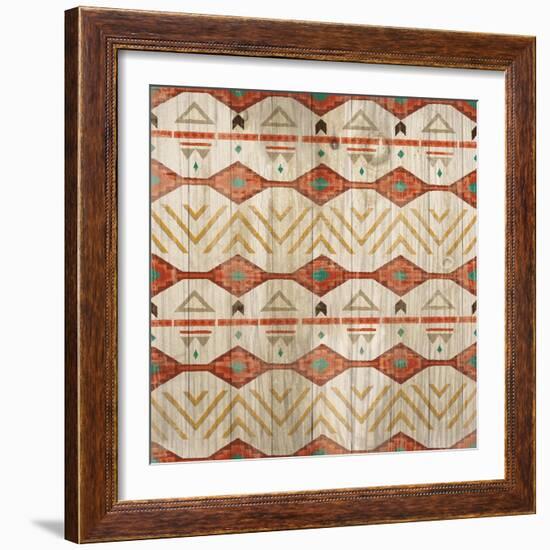 Natural History Lodge Southwest Pattern VII-Wild Apple Portfolio-Framed Art Print