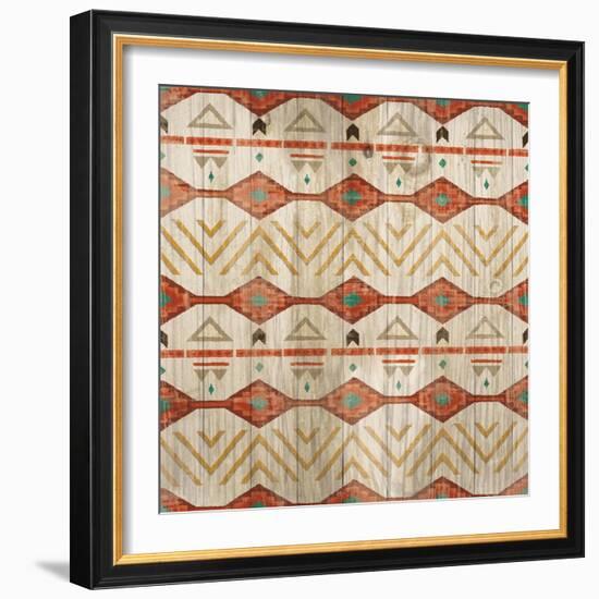 Natural History Lodge Southwest Pattern VII-Wild Apple Portfolio-Framed Art Print