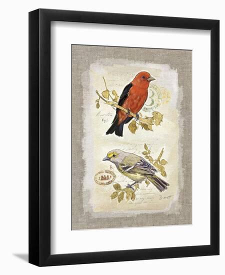 Natural Life, Feathered Friends-Chad Barrett-Framed Art Print