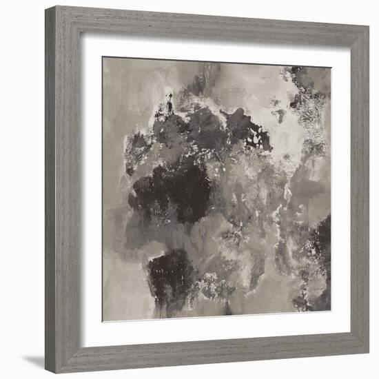 Natural Monotype Dark-Silvia Vassileva-Framed Art Print