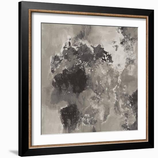 Natural Monotype Dark-Silvia Vassileva-Framed Art Print