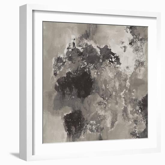 Natural Monotype Dark-Silvia Vassileva-Framed Art Print