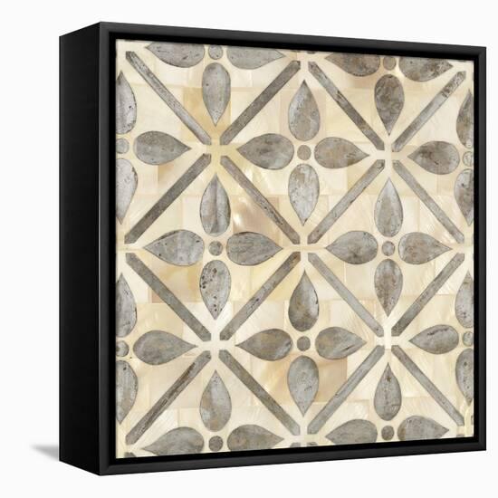 Natural Moroccan Tile 1-Hope Smith-Framed Stretched Canvas