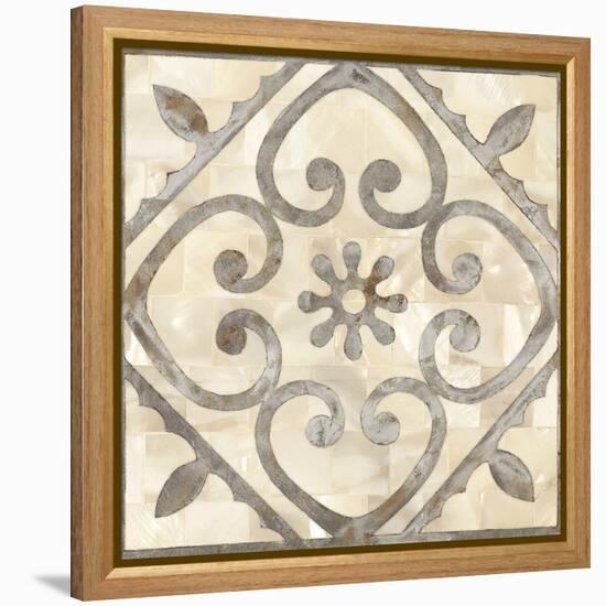 Natural Moroccan Tile 2-Hope Smith-Framed Stretched Canvas