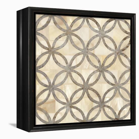 Natural Moroccan Tile 4-Hope Smith-Framed Stretched Canvas