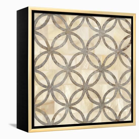 Natural Moroccan Tile 4-Hope Smith-Framed Stretched Canvas