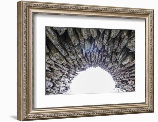 Natural Stone Bows, Part of the Mountain Factory Buildings, South Tirol-Rolf Roeckl-Framed Photographic Print