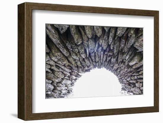 Natural Stone Bows, Part of the Mountain Factory Buildings, South Tirol-Rolf Roeckl-Framed Photographic Print