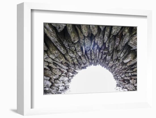 Natural Stone Bows, Part of the Mountain Factory Buildings, South Tirol-Rolf Roeckl-Framed Photographic Print