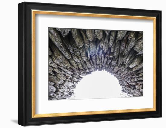 Natural Stone Bows, Part of the Mountain Factory Buildings, South Tirol-Rolf Roeckl-Framed Photographic Print