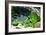 Natural Stone Pond as Landscaping Design Element-elenathewise-Framed Photographic Print