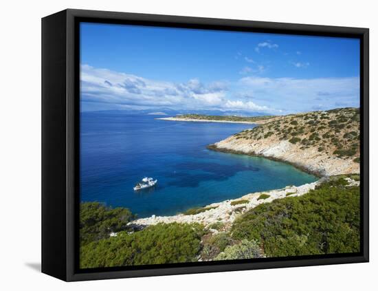 Natural Swimming Pool, Donoussa, Cyclades, Aegean, Greek Islands, Greece, Europe-Tuul-Framed Premier Image Canvas