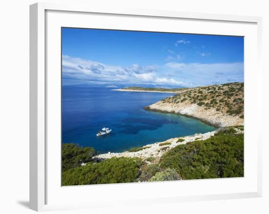 Natural Swimming Pool, Donoussa, Cyclades, Aegean, Greek Islands, Greece, Europe-Tuul-Framed Photographic Print