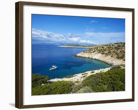 Natural Swimming Pool, Donoussa, Cyclades, Aegean, Greek Islands, Greece, Europe-Tuul-Framed Photographic Print