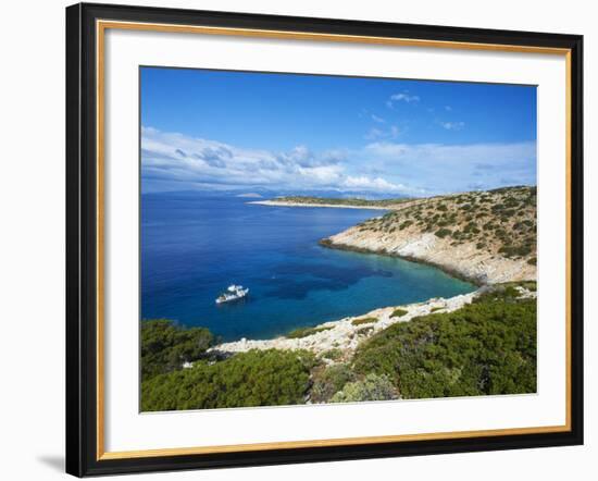 Natural Swimming Pool, Donoussa, Cyclades, Aegean, Greek Islands, Greece, Europe-Tuul-Framed Photographic Print