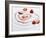 Natural Yogurt with Strawberries and Strawberry Sauce-null-Framed Photographic Print