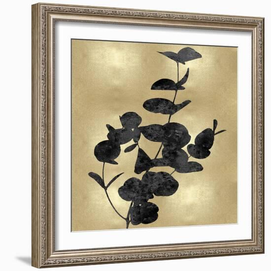 Nature Black on Gold I-Danielle Carson-Framed Art Print