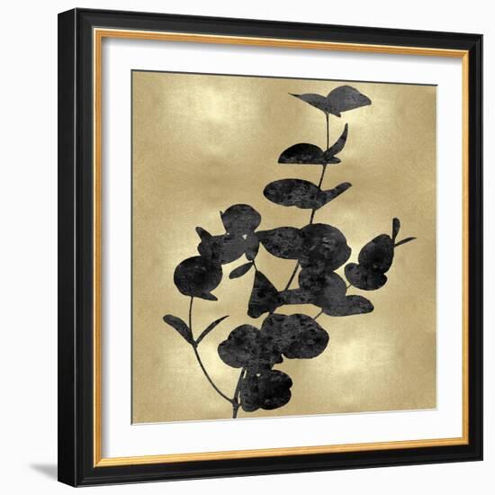 Nature Black on Gold I-Danielle Carson-Framed Art Print