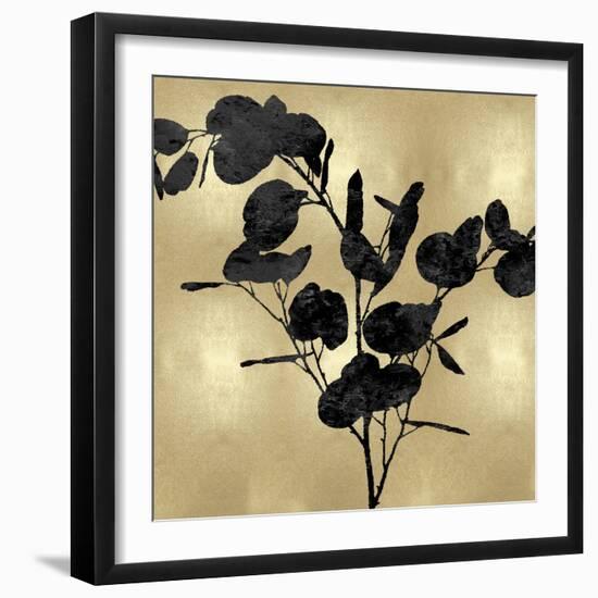 Nature Black on Gold III-Danielle Carson-Framed Art Print